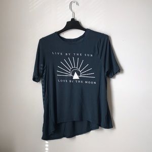 Live by the sun, love by the moon shirt